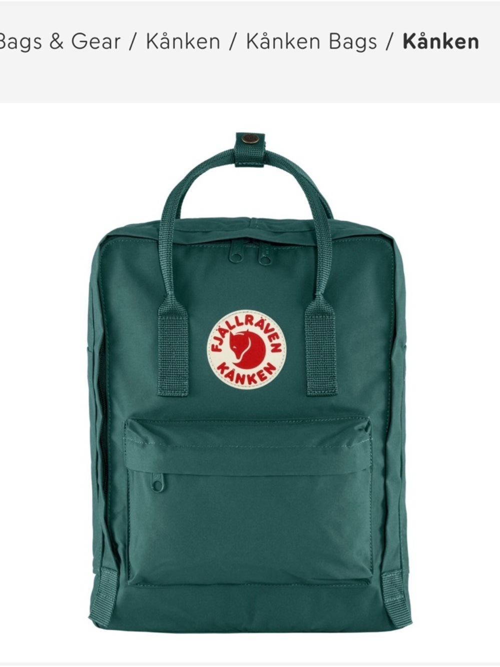 Kånken Backpack - Arctic Green